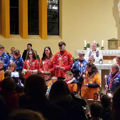 Lumière de Bethléem à Frauenberg